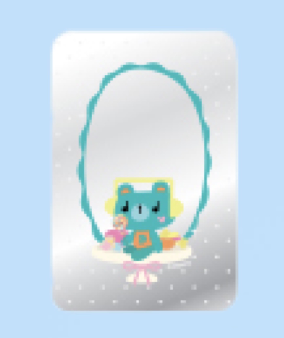 PERMPOON FANDOM CHARACTER MAGNETIC MIRROR WALLET
