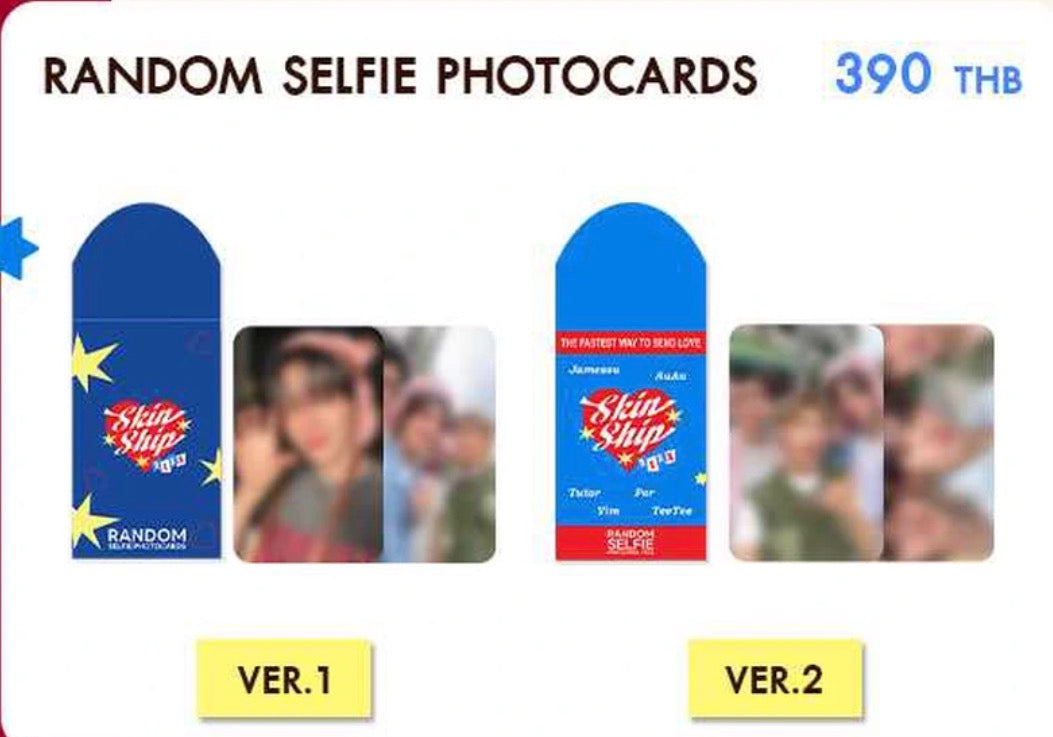 SKINSHIP OFFICIAL MERCHANDISE | RANDOM SELFIE PHOTOCARDS