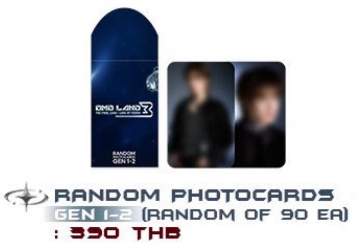 RANDOM PHOTOCARDS GEN 1-2 (RANDOM OF 90 EA)