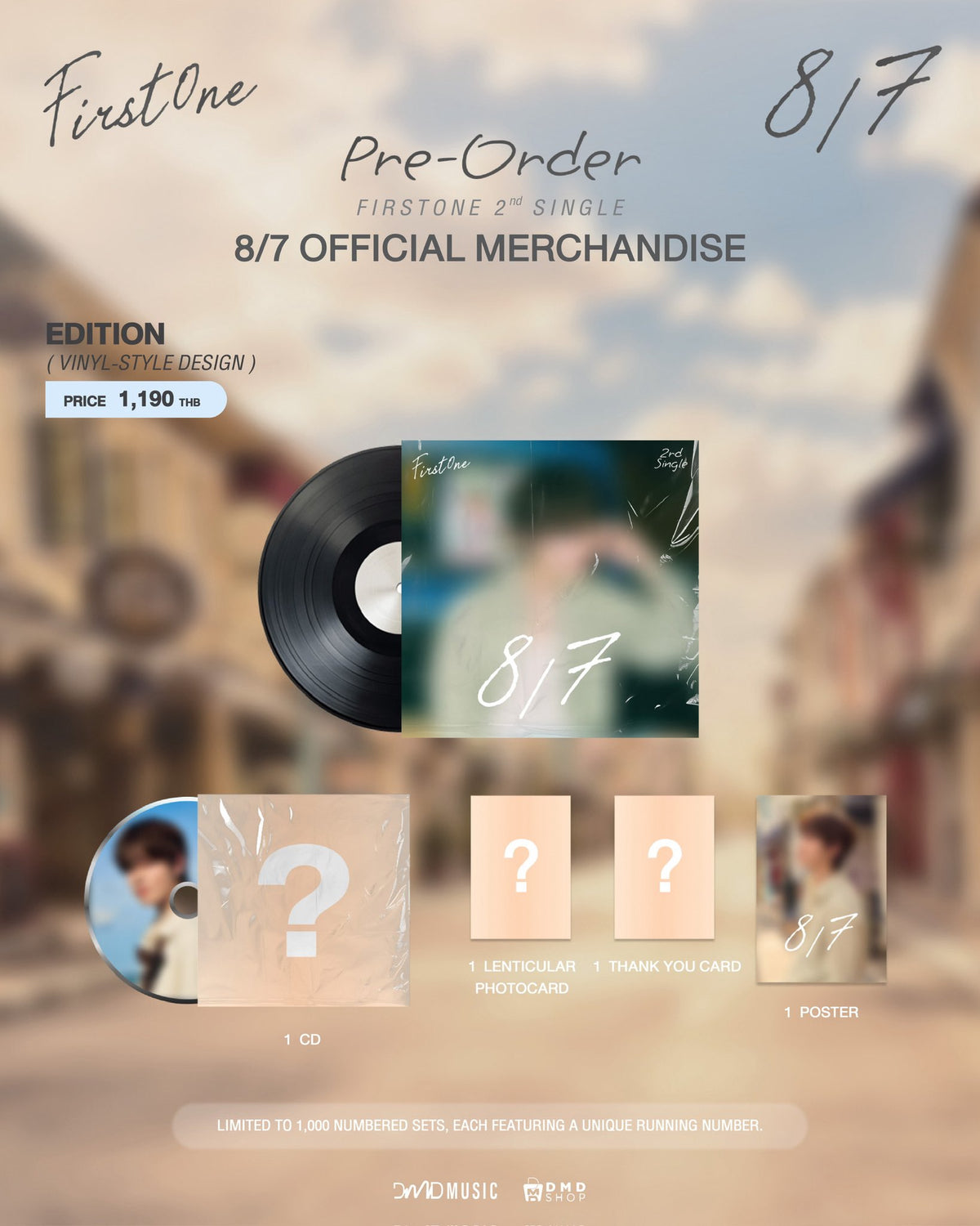 FirstOne 2nd Single 8/7