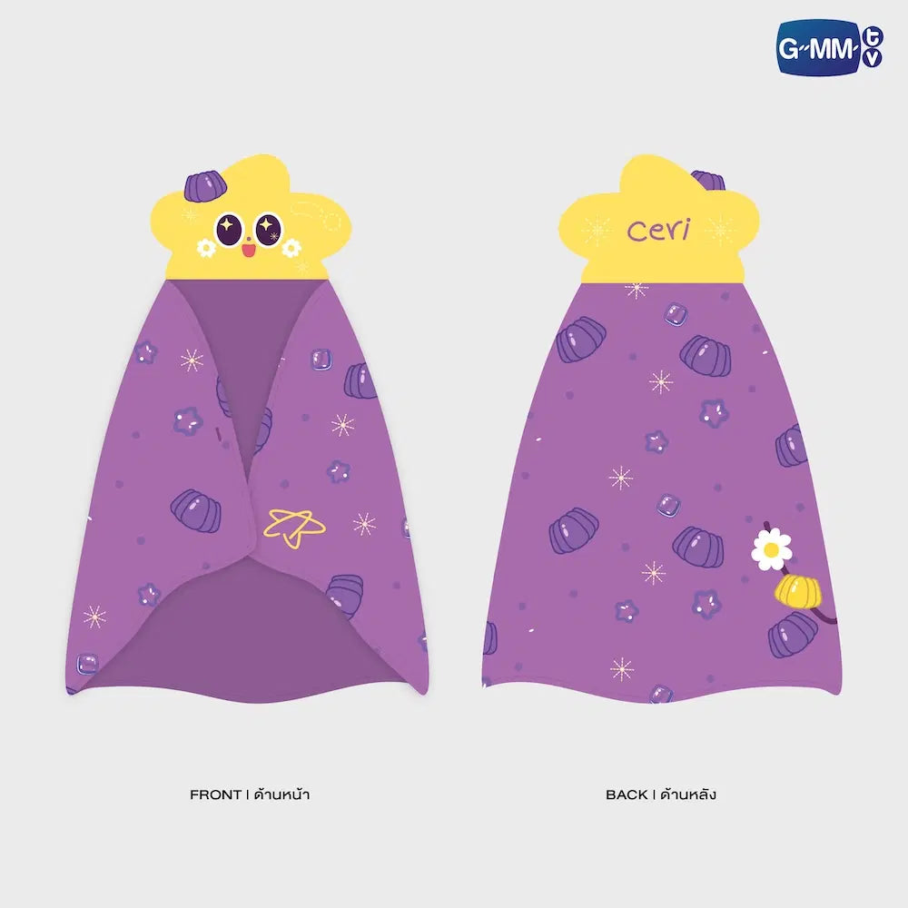 CERI FANDOM CHARACTER HOODIE BLANKET