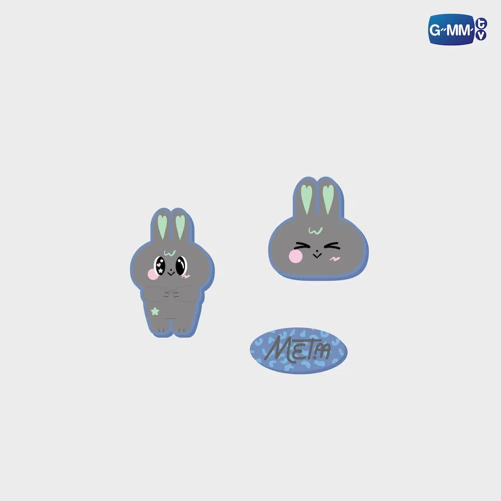 METAA FANDOM CHARACTER RUBBER CHARM SET
