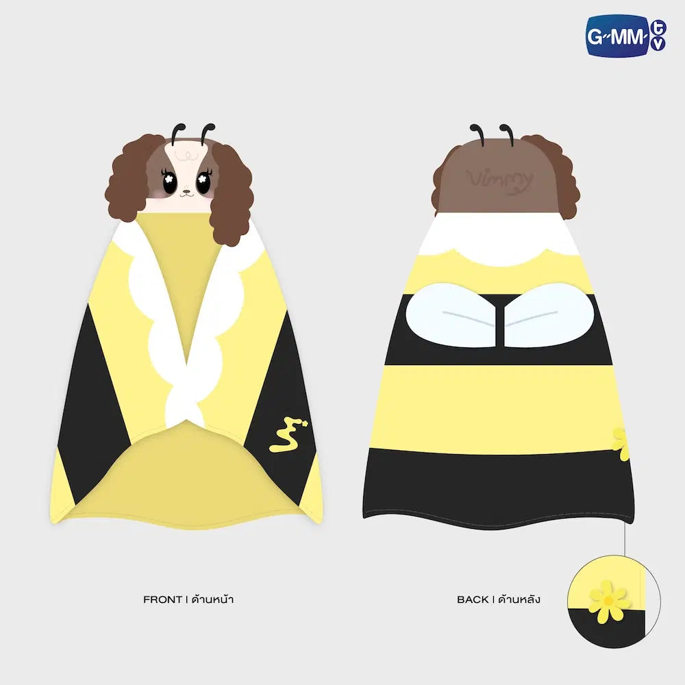 VIMMY FANDOM CHARACTER HOODIE BLANKET