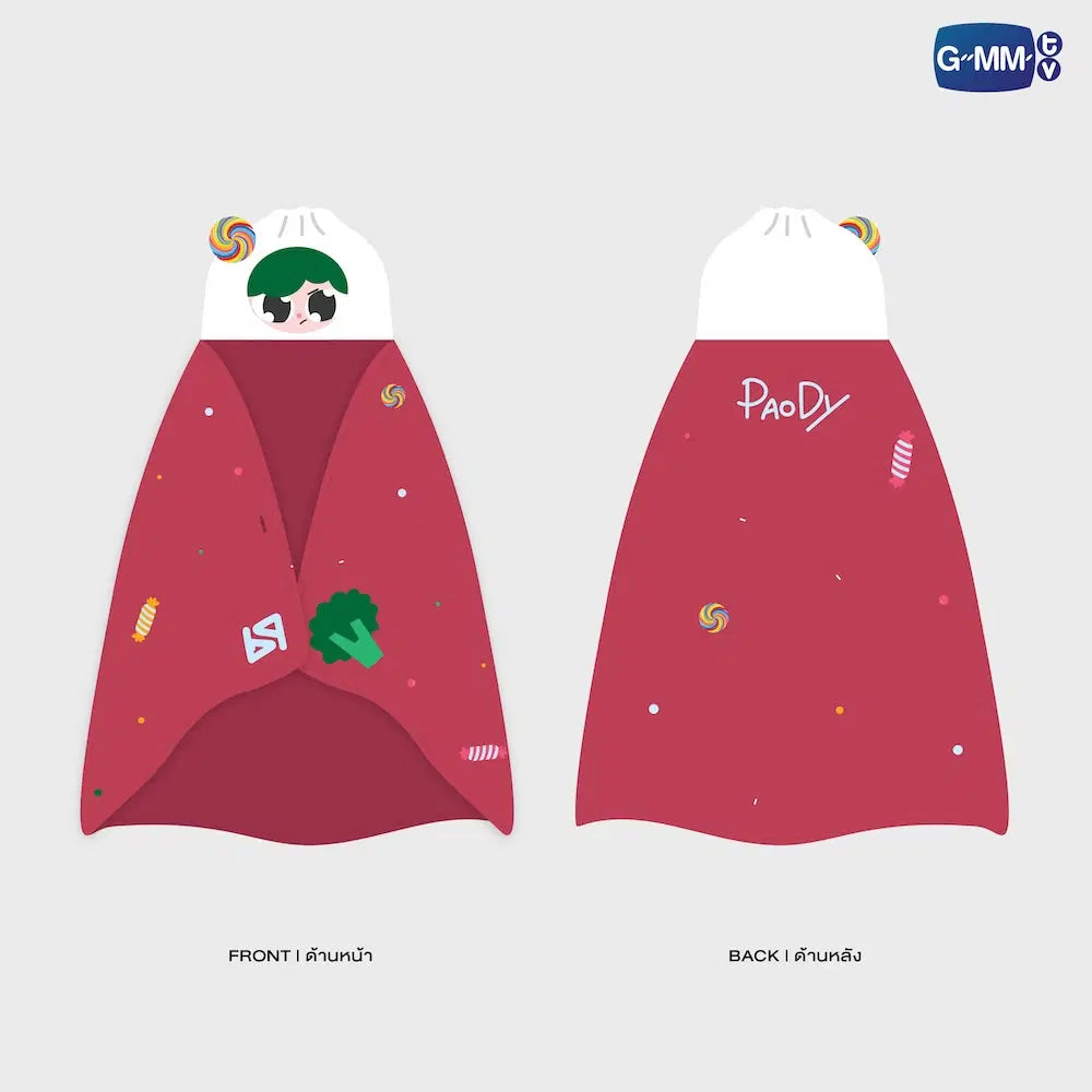PAODY FANDOM CHARACTER HOODIE BLANKET