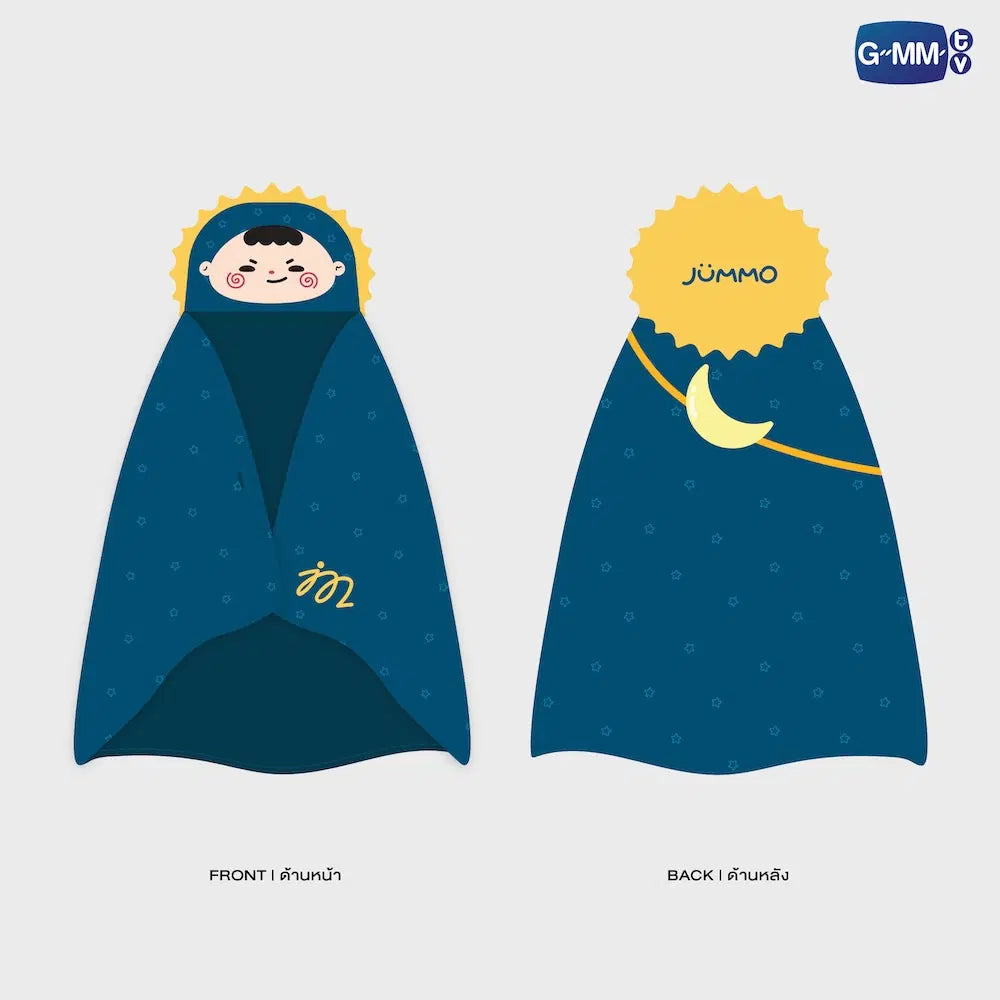 JUMMO FANDOM CHARACTER HOODIE BLANKET