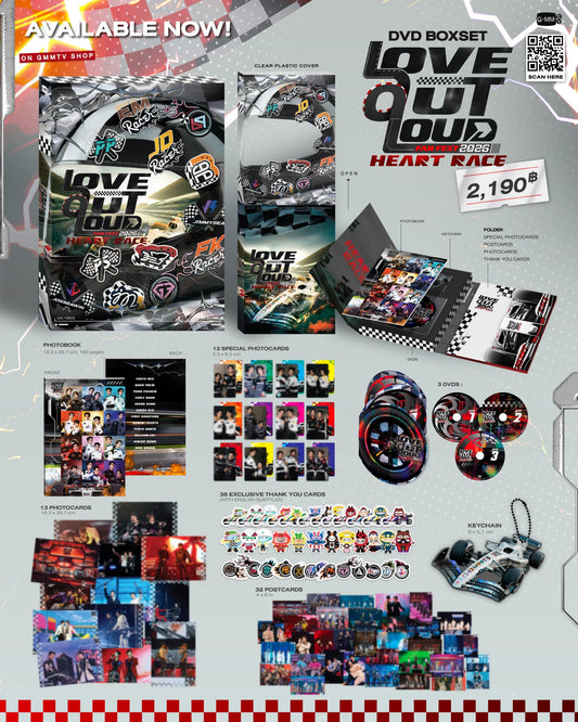 DVD BOXSET LOVE OUT LOUD FAN FEST 2026 : HEART RACE