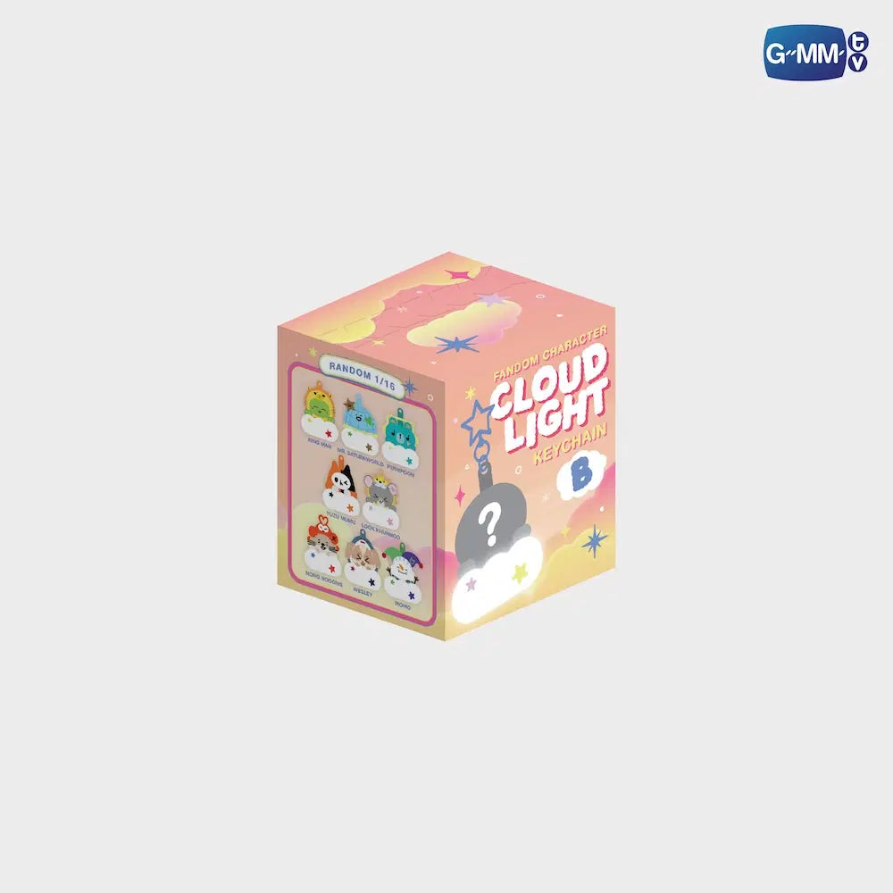 FANDOM CHARACTER CLOUD LIGHT RANDOM KEYCHAIN SINGLE BOX(SET B)