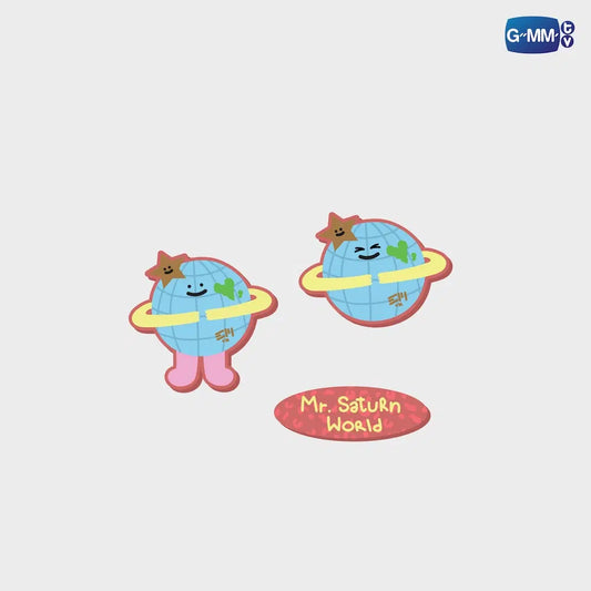 MR.SATURNWORLD FANDOM CHARACTER RUBBER CHARM SET