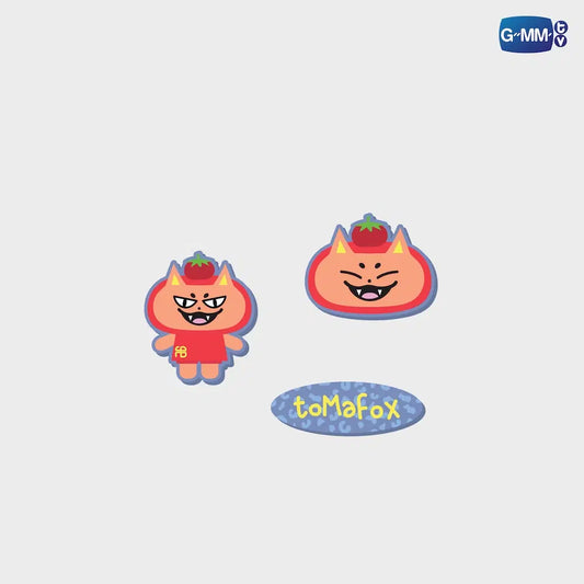 TOMAFOX FANDOM CHARACTER RUBBER CHARM SET