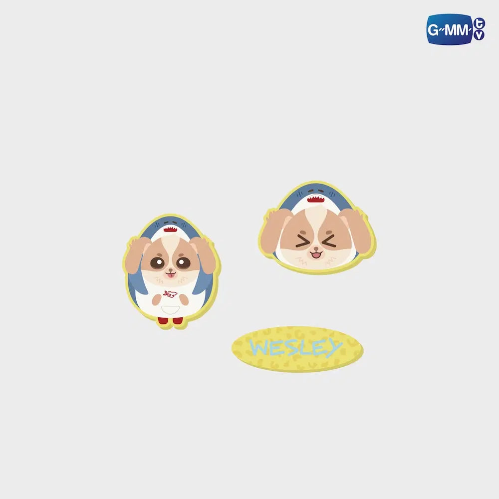 WESLEY  FANDOM CHARACTER RUBBER CHARM SET