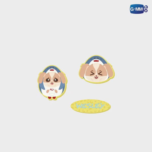 WESLEY  FANDOM CHARACTER RUBBER CHARM SET