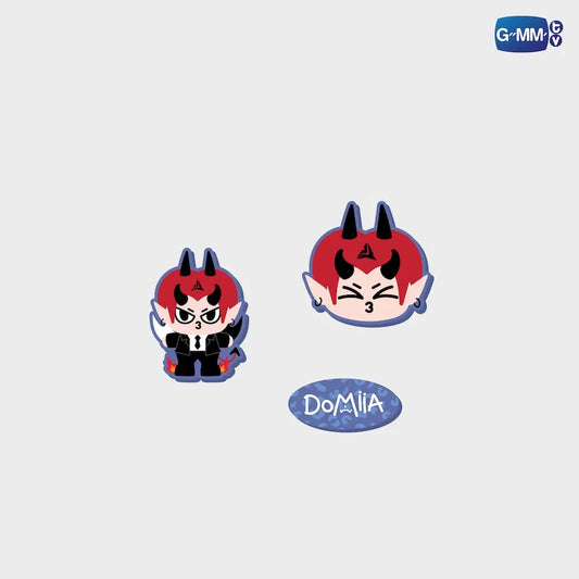 DOMIIA  FANDOM CHARACTER RUBBER CHARM SET