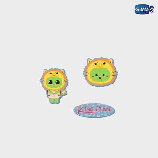 KING MAN FANDOM CHARACTER RUBBER CHARM SET