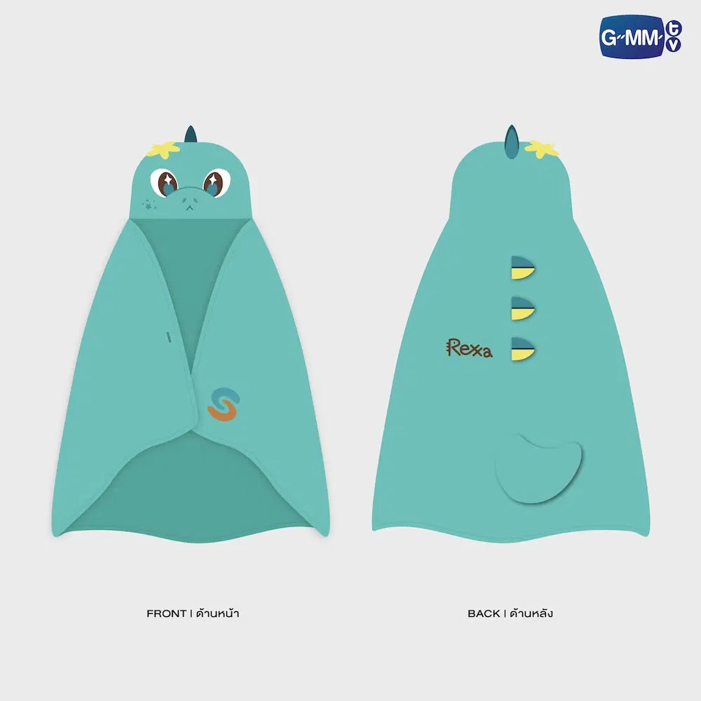 REXXA FANDOM CHARACTER HOODIE BLANKET