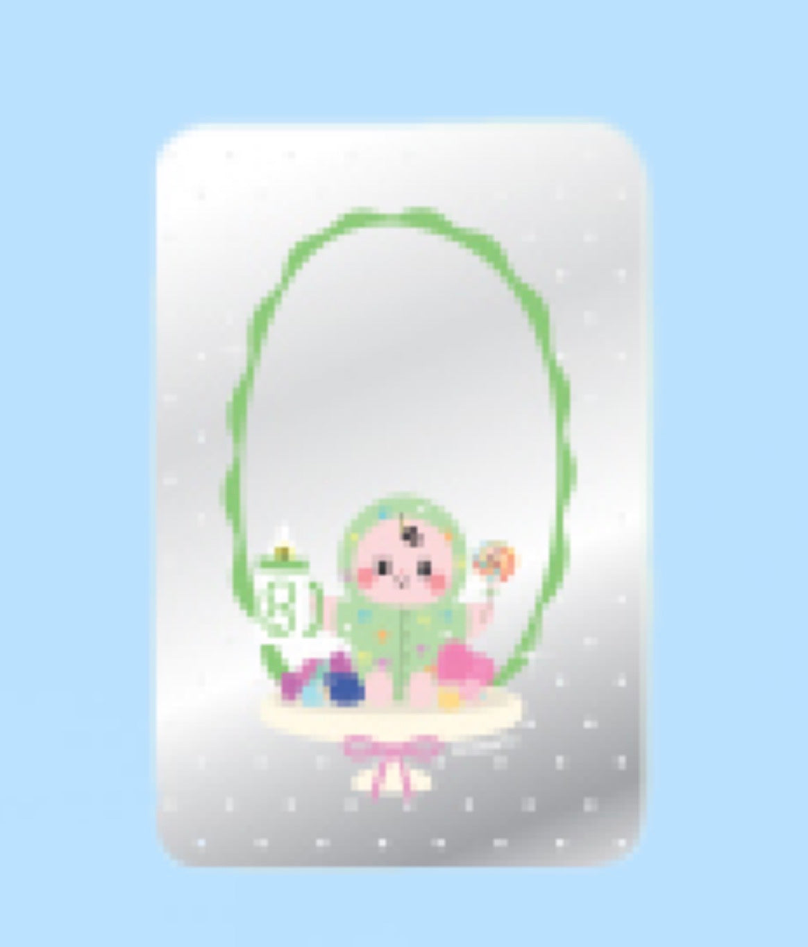 BABII FANDOM CHARACTER MAGNETIC MIRROR WALLET
