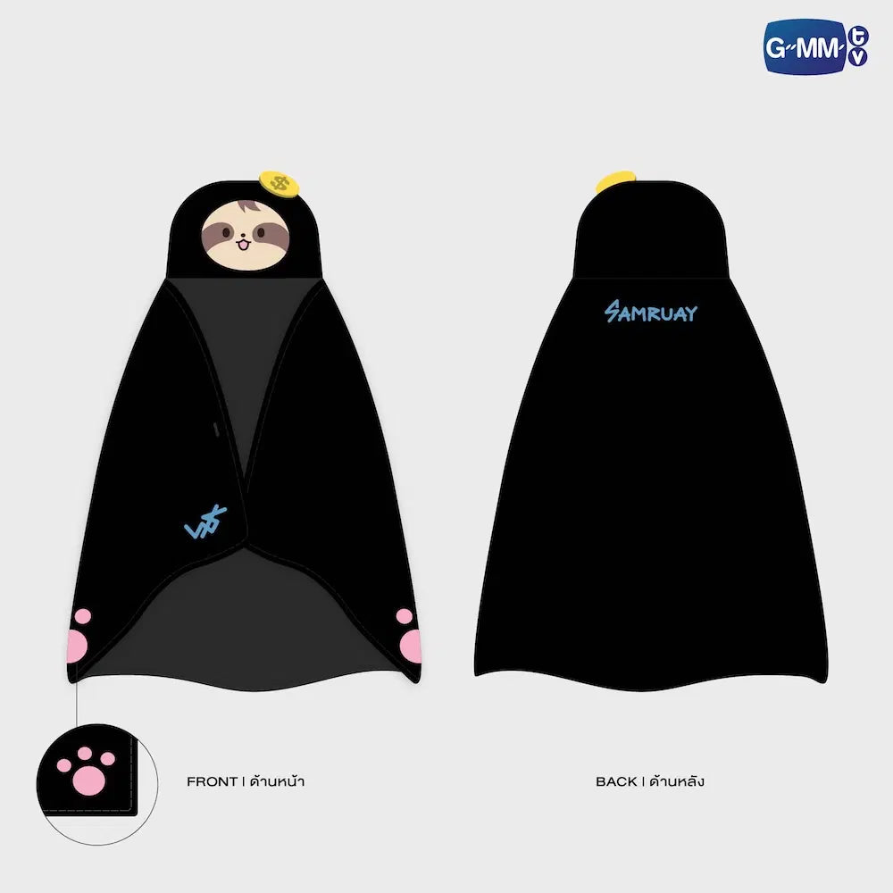 SAMRUAY FANDOM CHARACTER HOODIE BLANKET