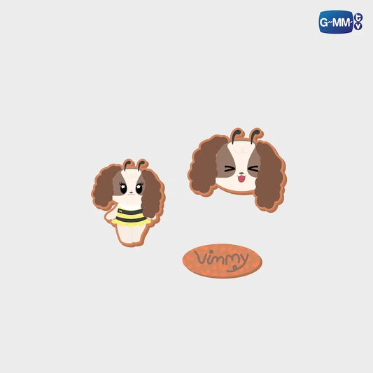 VIMMY FANDOM CHARACTER RUBBER CHARM SET