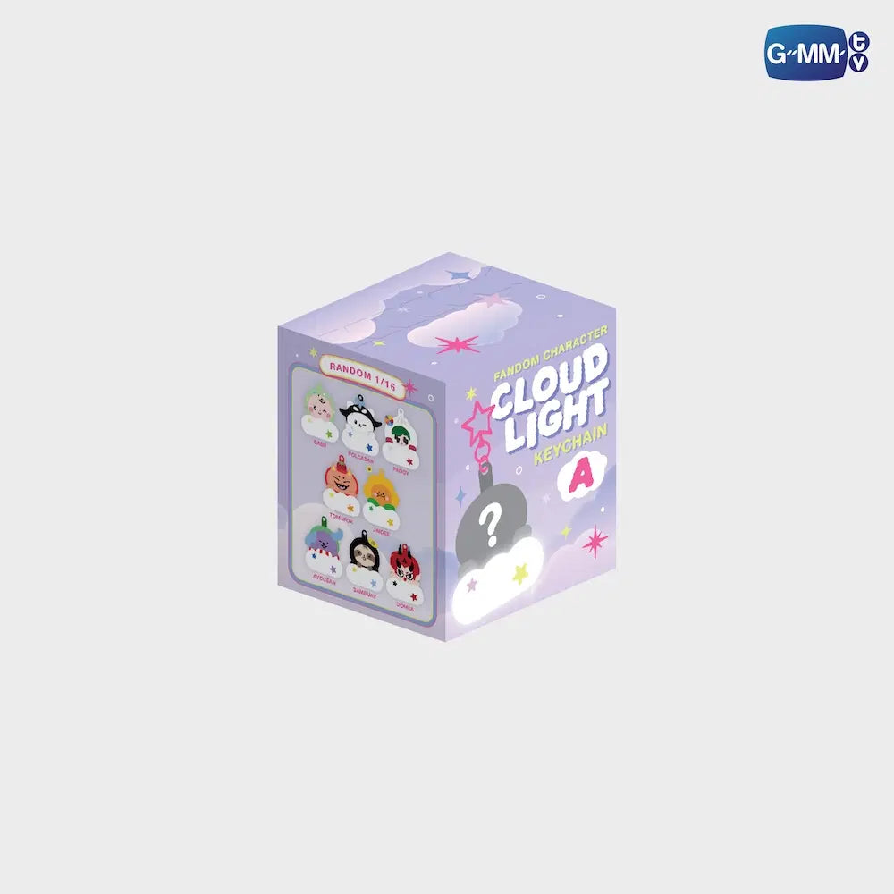 FANDOM CHARACTER CLOUD LIGHT RANDOM KEYCHAIN SINGLE BOX(SET A)