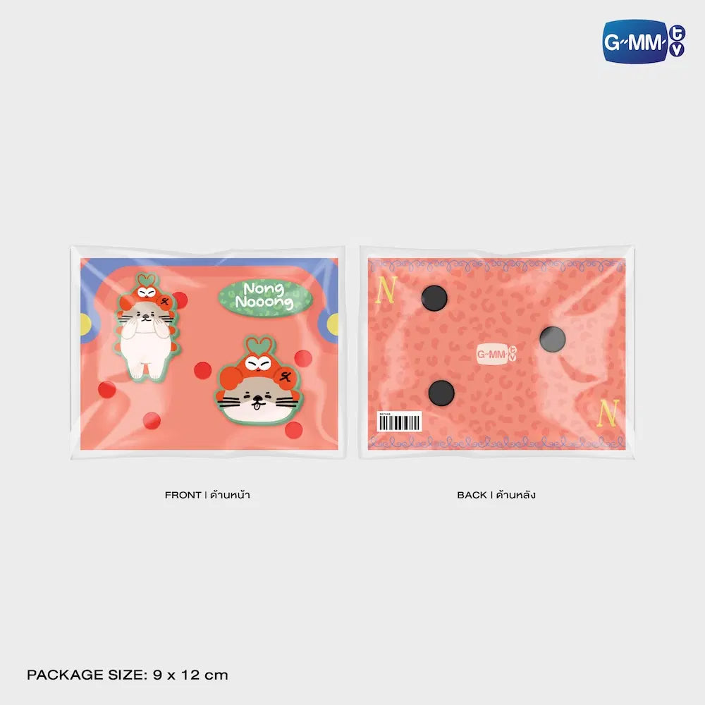 NONG NOOONG  FANDOM CHARACTER RUBBER CHARM SET