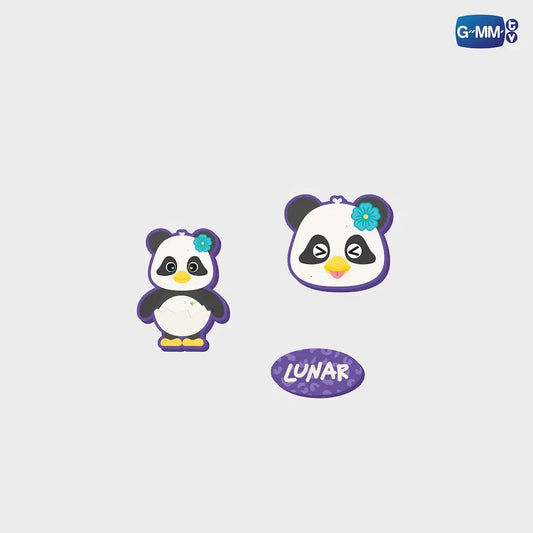 LUNAR FANDOM CHARACTER RUBBER CHARM SET