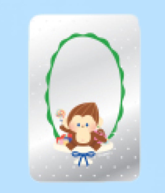 PONPON FANDOM CHARACTER MAGNETIC MIRROR WALLET