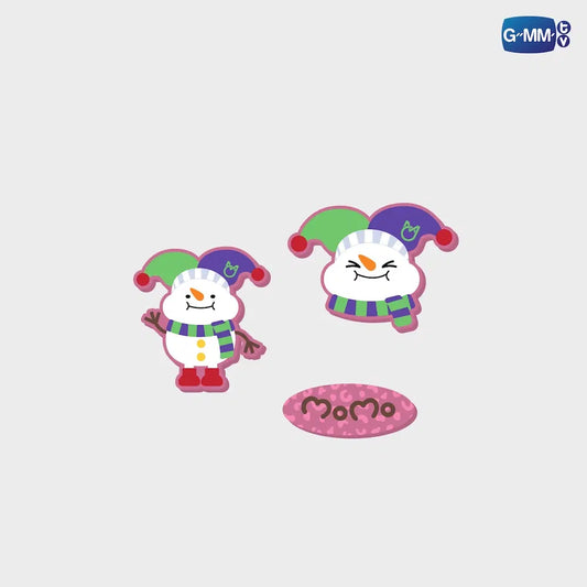 MOMO FANDOM CHARACTER RUBBER CHARM SET