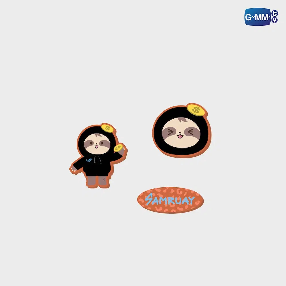 SAMRUAY  FANDOM CHARACTER RUBBER CHARM SET