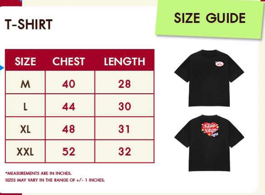 SKINSHIP OFFICIAL MERCHANDISE | T-SHIRT