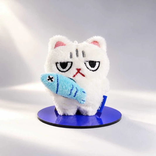 White Cat Series - แมวขาวถือปลา