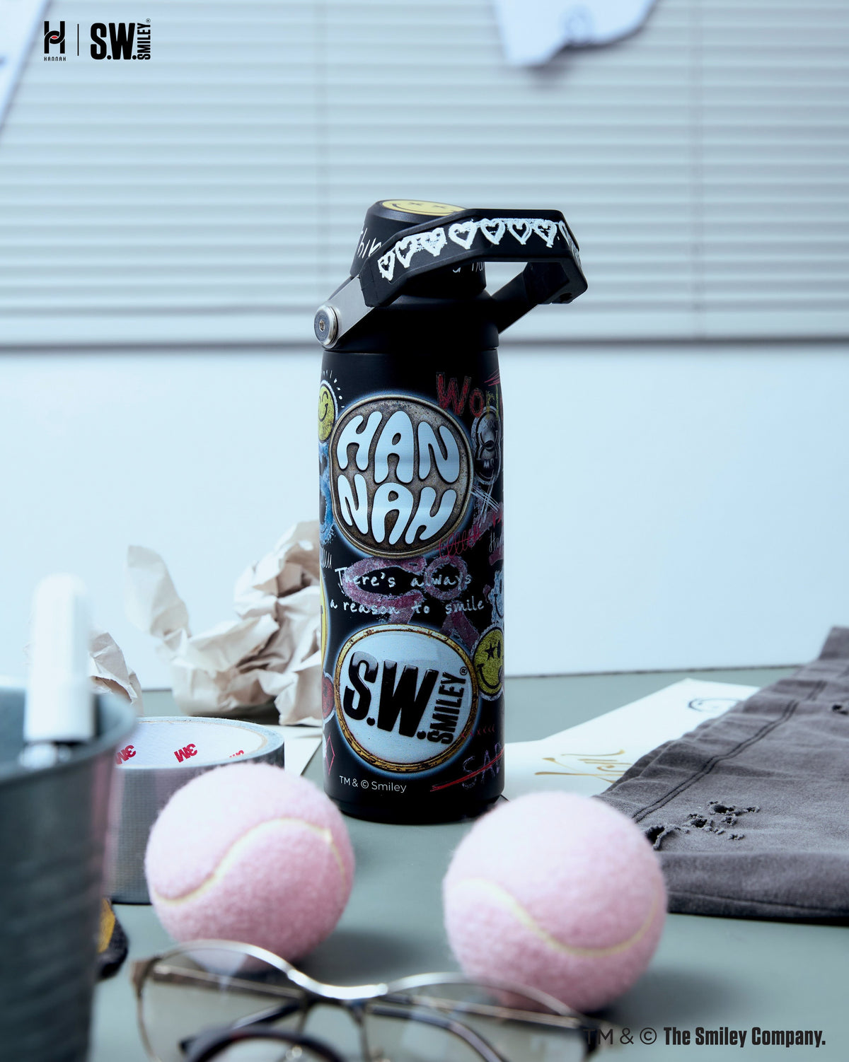 HANNAH x S.W.SMILEY Doodle 360° Edition Tumbler